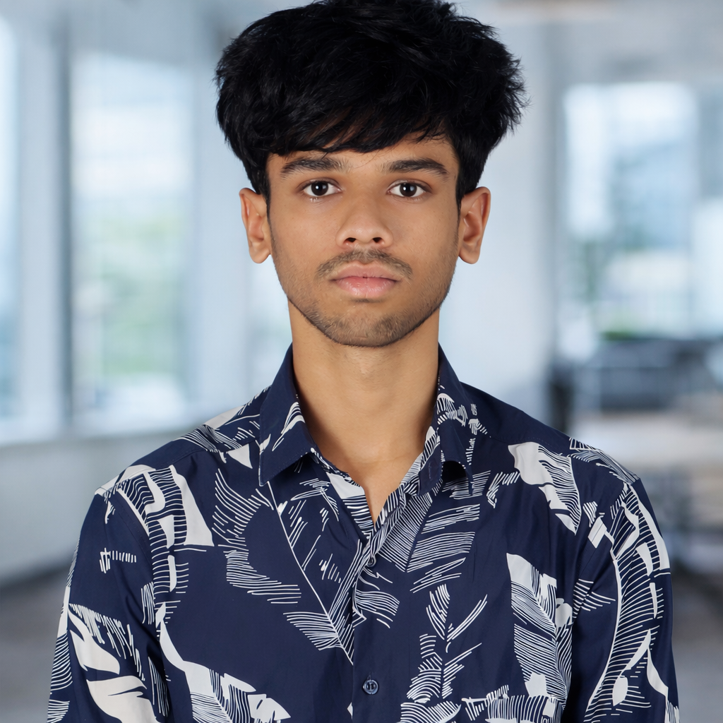 Harshith in casual wear